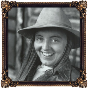 Portrait of Eleanor &ldquo;Ellie&rdquo; Ayer, smiling in a wide-brimmed hat